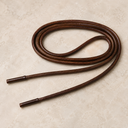 BRIURY Handmade Leather Shoelaces – Premium Brown Round Laces
